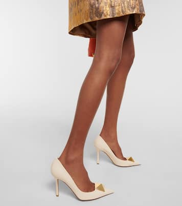 Escarpins One Stud en cuir verni | Valentino Garavani
