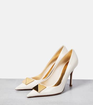 Escarpins One Stud en cuir verni | Valentino Garavani