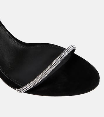 Willow embellished suede wedge sandals | Paris Texas