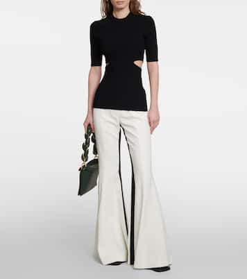 White Label jersey con aberturas | Proenza Schouler