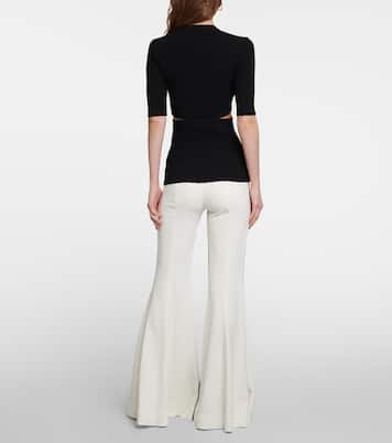 White Label jersey con aberturas | Proenza Schouler