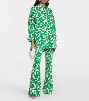 Pantalon évasé Brooklyn à fleurs | Diane von Furstenberg