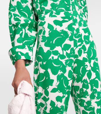 Pantalon évasé Brooklyn à fleurs | Diane von Furstenberg