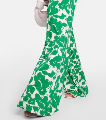 Pantalon évasé Brooklyn à fleurs | Diane von Furstenberg