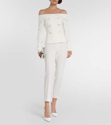 Bridal - Pantaloni regular in cady | Max Mara