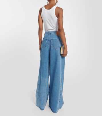 Jeans anchos de tiro alto | Giuseppe di Morabito