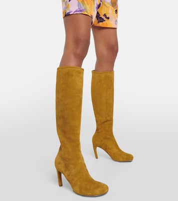 Suede knee-high boots | Dries Van Noten