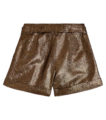 Shorts aus Lamé | Balmain Kids