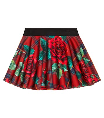 Falda de neopreno estampada | Dolce&Gabbana Kids
