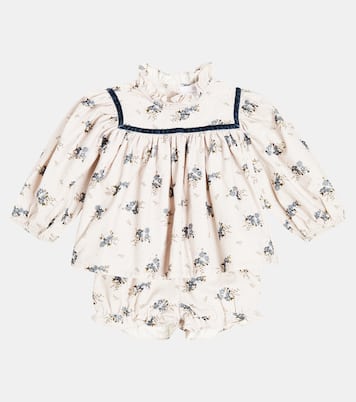 Bébé – Ensemble blouse et short Ayame en coton | C'era Una Volta