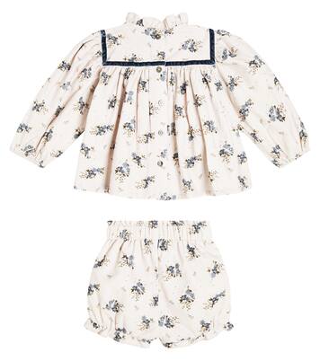 Bébé – Ensemble blouse et short Ayame en coton | C'era Una Volta