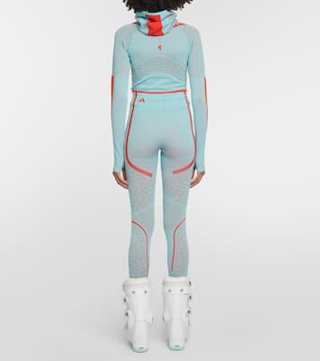 Logo waffle-knit leggings | Adidas by Stella McCartney