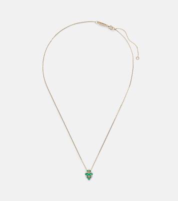 Collier en or 18 ct, émeraudes et diamants | Suzanne Kalan