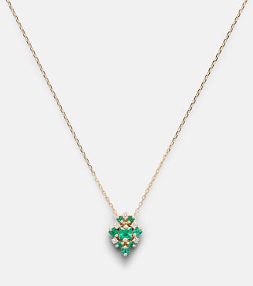 Collier en or 18 ct, émeraudes et diamants | Suzanne Kalan