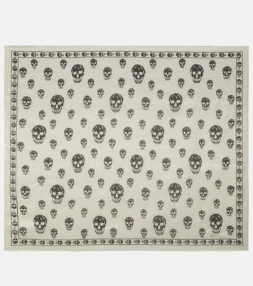 Foulard in seta con stampa | McQueen