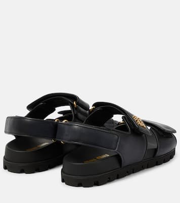 Sandalen aus Leder | Miu Miu