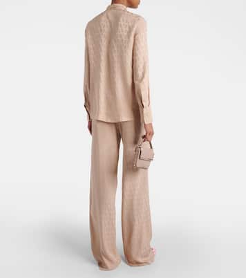 Schluppenbluse Toile Iconographe aus Seide | Valentino