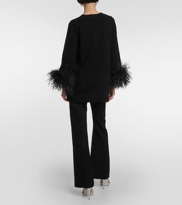 Bluse mit Federn | Valentino