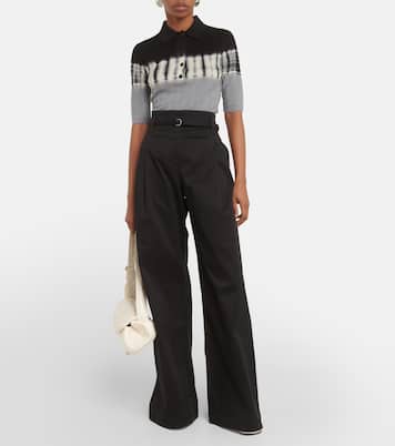 White Label - Pantaloni a gamba larga Raver in misto cotone | Proenza Schouler