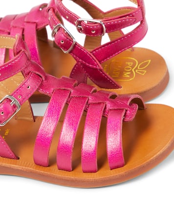Sandali Plagette Gladiator in pelle | Pom d'Api