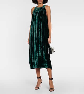 Abito midi Maren in velluto | Velvet