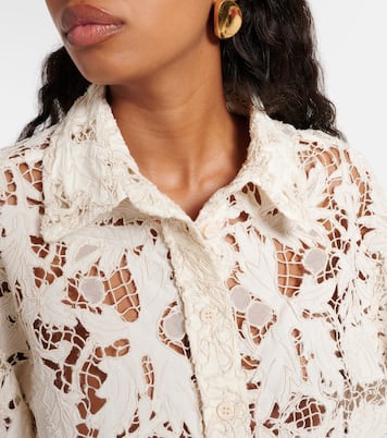Cropped-Bluse aus Guipure-Spitze | Isabel Marant