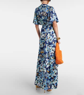 Bedrucktes Maxikleid Mabelle | Poupette St Barth