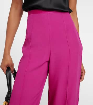 Marlene high-rise crêpe cady palazzo pants | Taller Marmo