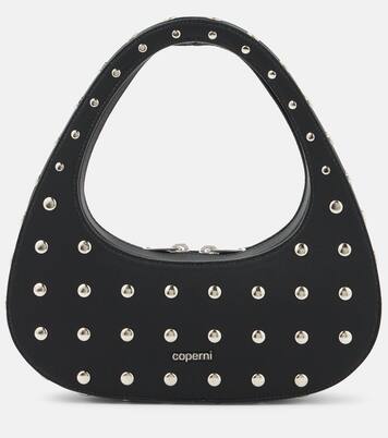 Sac Swipe Small en cuir synthétique à ornements | Coperni