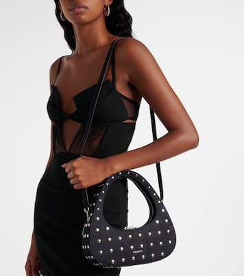 Sac Swipe Small en cuir synthétique à ornements | Coperni