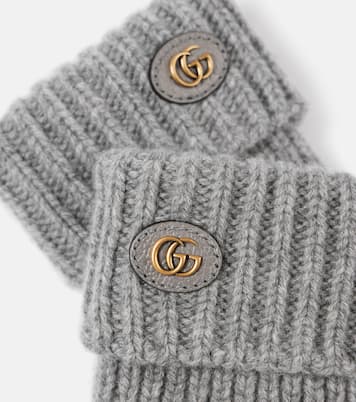 Guantes de lana y cachemir con GG | Gucci