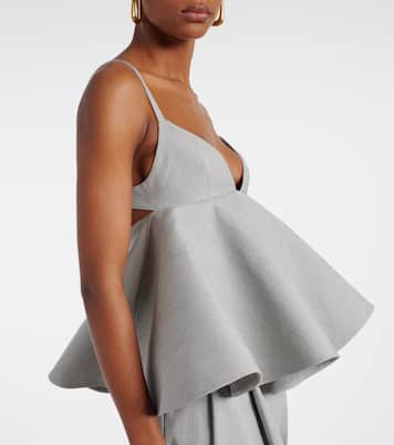 Top Le Haut Vela con peplo | Jacquemus
