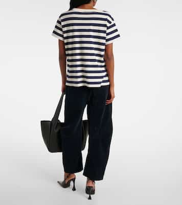 Brady striped cotton T-shirt | Nili Lotan