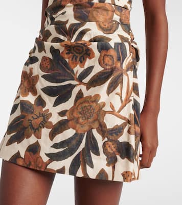 Primrose ruched linen minidress | SIR