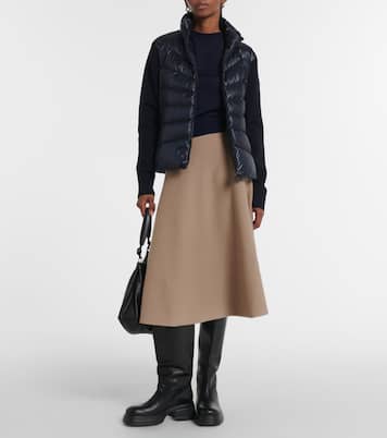 Gonna midi in misto lana | Moncler