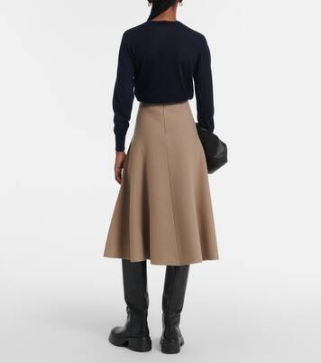 Gonna midi in misto lana | Moncler