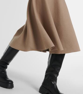 Gonna midi in misto lana | Moncler