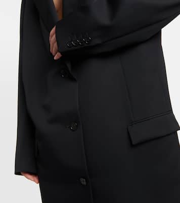 Oversize-Mantel Primat aus Wolle | The Row