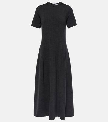 Robe midi en laine et cachemire | Brunello Cucinelli