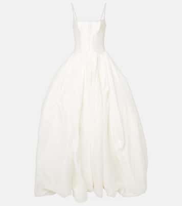 Robe de mariée Leighton en lin et soie | Danielle Frankel