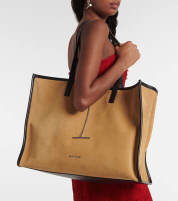 Shopper Pendant Large in suede | McQueen
