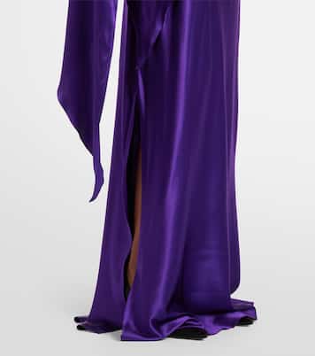 Vestido de fiesta Lizzie de charmeuse de mezcla de seda | Ralph Lauren Collection