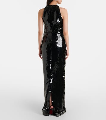 Santina sequined gown | Safiyaa