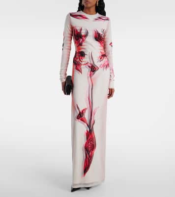 Robe longue Body Morphing Mariniere | Jean Paul Gaultier