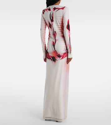 Robe longue Body Morphing Mariniere | Jean Paul Gaultier
