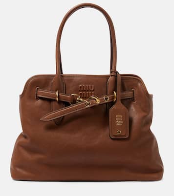 Sac Aventure Large en cuir | Miu Miu