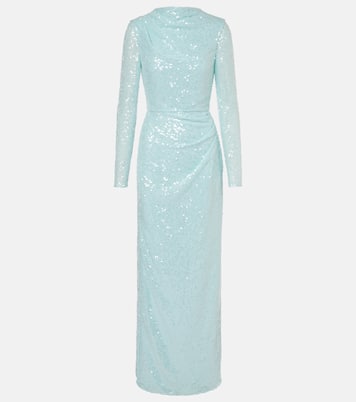 Abito lungo con paillettes | Erdem