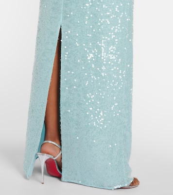 Abito lungo con paillettes | Erdem
