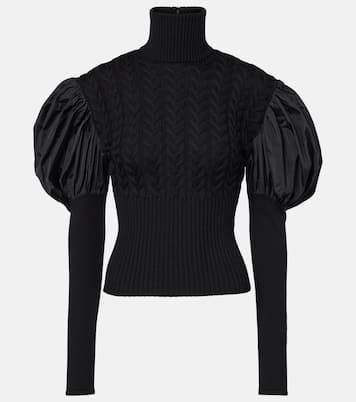 Pullover Fune aus einem Wollgemisch mit Taft | Max Mara