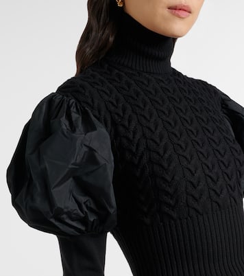 Pullover Fune aus einem Wollgemisch mit Taft | Max Mara